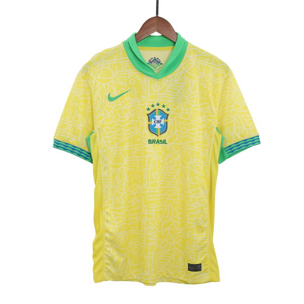 Brazil Home Soccer Jersey Copa America 2024 - Image 4