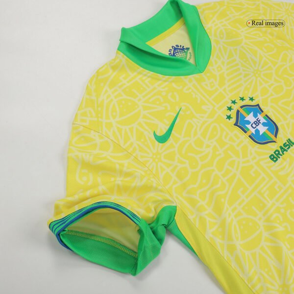 Brazil Home Soccer Jersey Copa America 2024 - Image 9